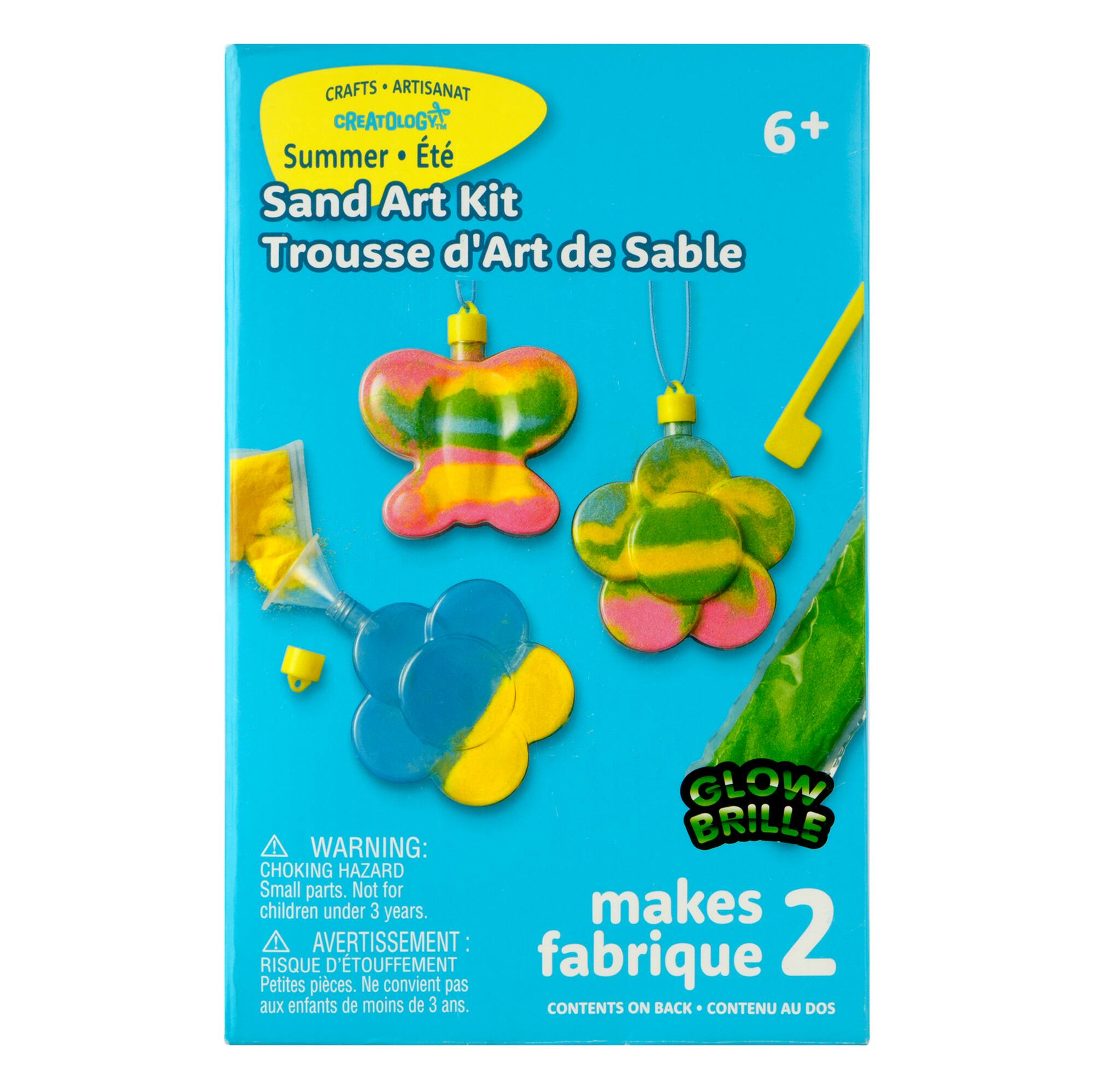 Summer Flower & Butterfly Glow-in-the-Dark Sand Art Kit by Creatology®